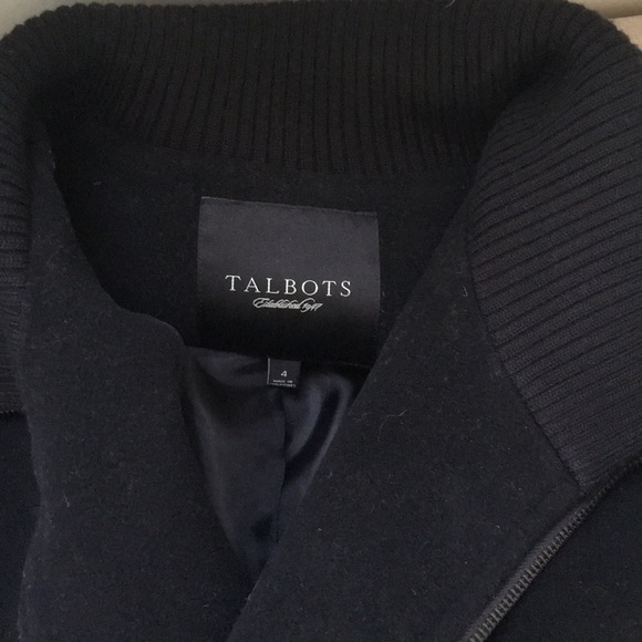 Talbots Black Wool Jacket 4 - Picture 10 of 17